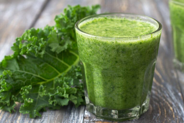 Jugo de repollo y ajo