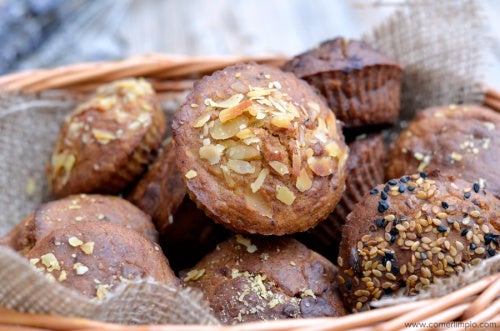 muffins Panecillos de naranja