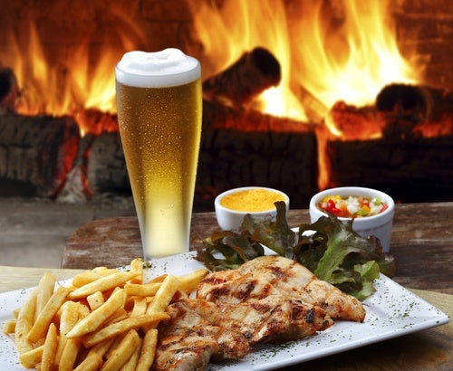 Pollo a la cerveza