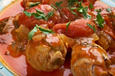 Pollo a la cacciatore (receta italiana)