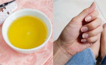Tratamiento de aceite de oliva para fortalecer las uñas