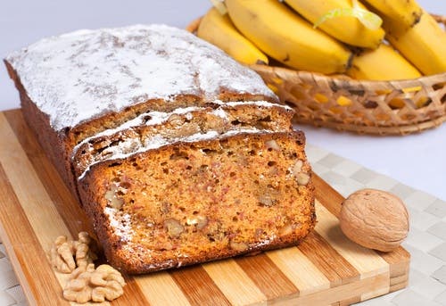 bizcocho platano nueces