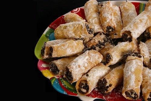 Recetas de cannolis rellenos de chocolate