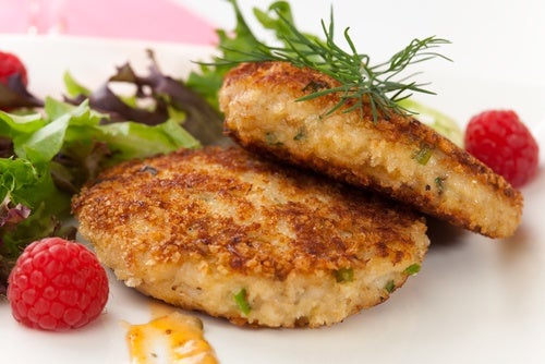 Receta de crabcake (receta de USA)