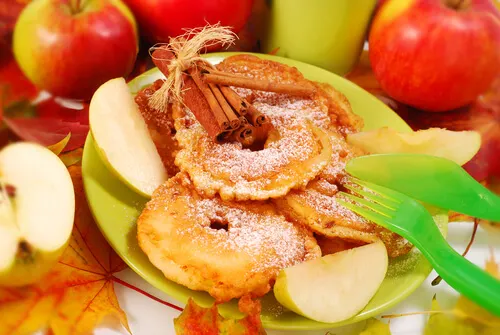 Fritura de manzana