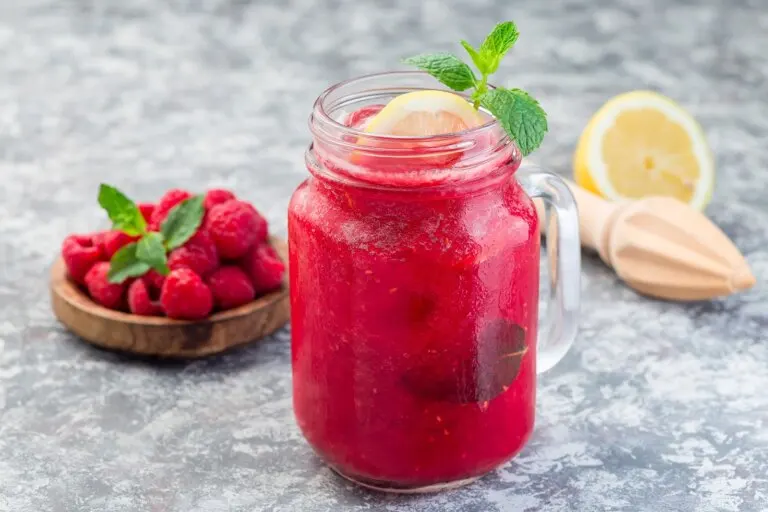 Batido de frambuesas y melón