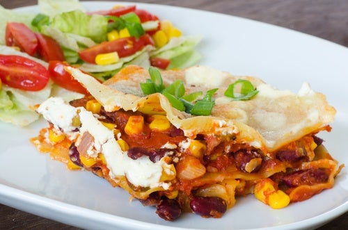 Lasaña mexicana
