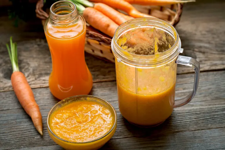 Batido de zanahoria, jengibre y cúrcuma