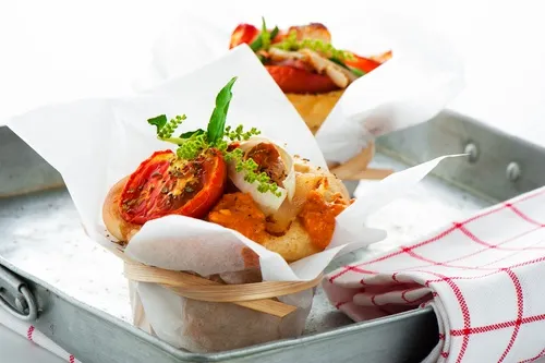 muffins de pizza
