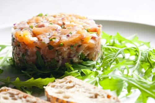 pastel de salmon