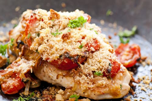 Receta de pollo parmesano