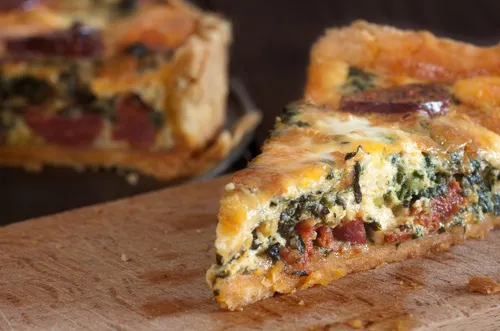 Quiche de patata.