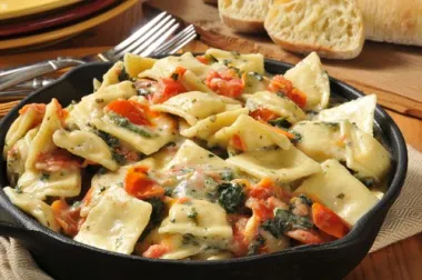 Recetas de raviolis de carne y espinacas