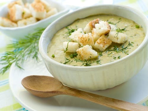 sopa de brocoli y queso