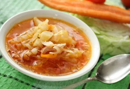 sopa de col