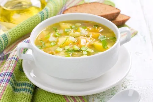 Sopas vegetarianas: sopa de verduras