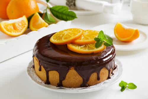 Torta de naranja entera