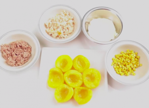 Ingredientes-melocotones-rellenos