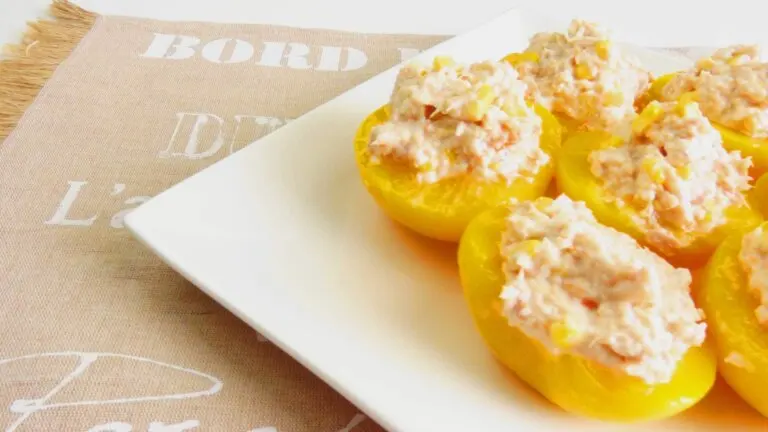 Melocotones rellenos