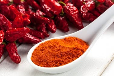 pimienta de cayena para comida picante