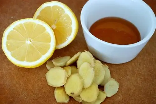 Te med ingefær og citron til tilstoppede bronkier