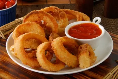 Aros de cebolla caseros