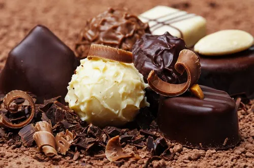 trufas de chocolate blanco y limón