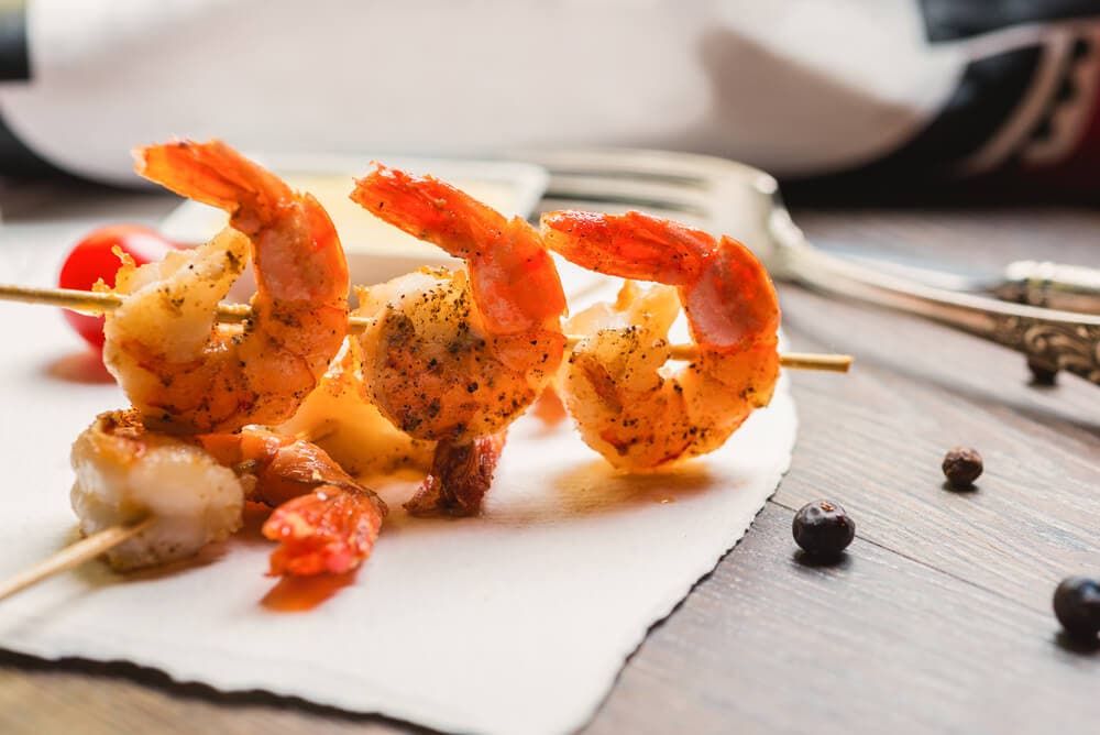 Brochetas curry