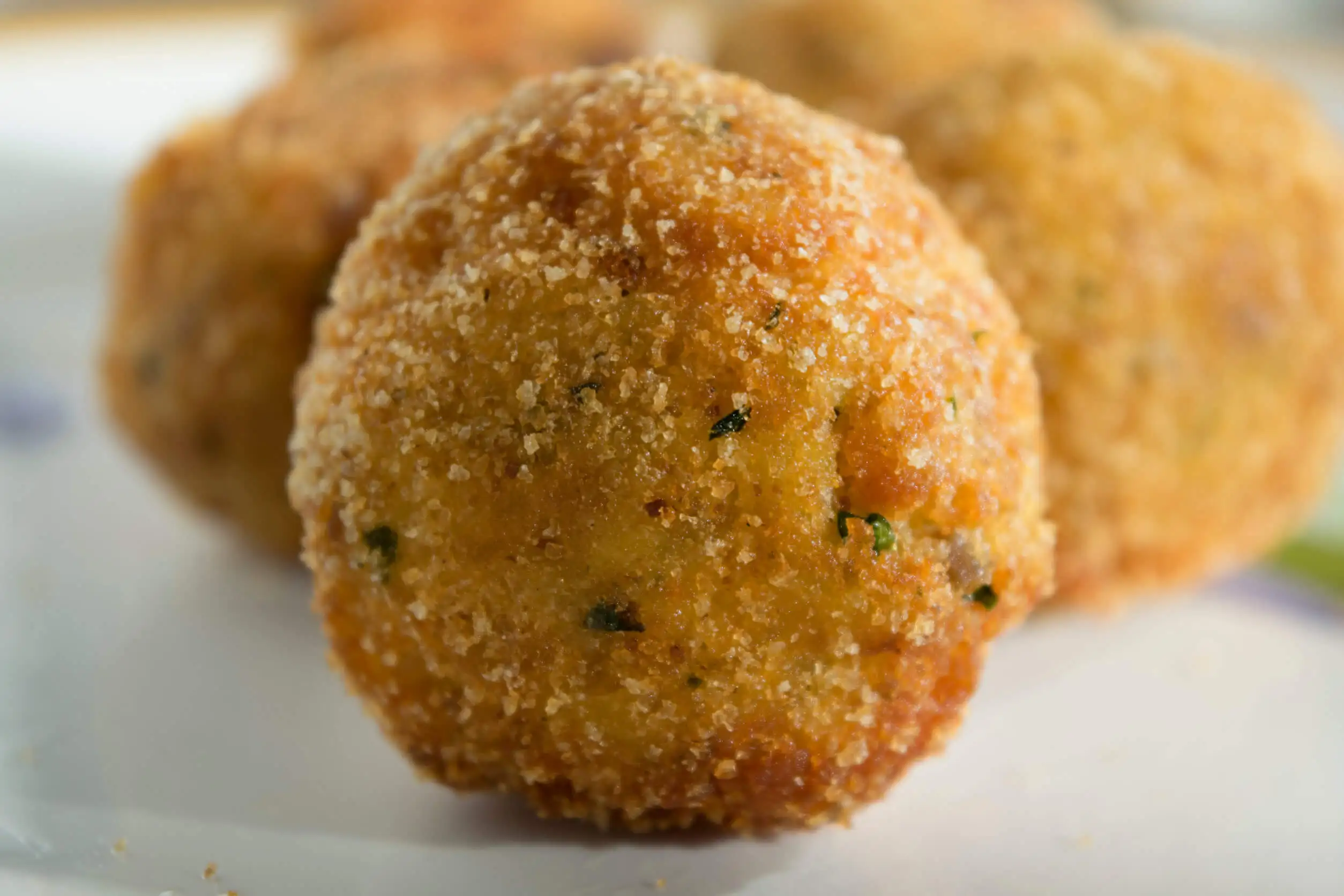 Croqueta de arroz.