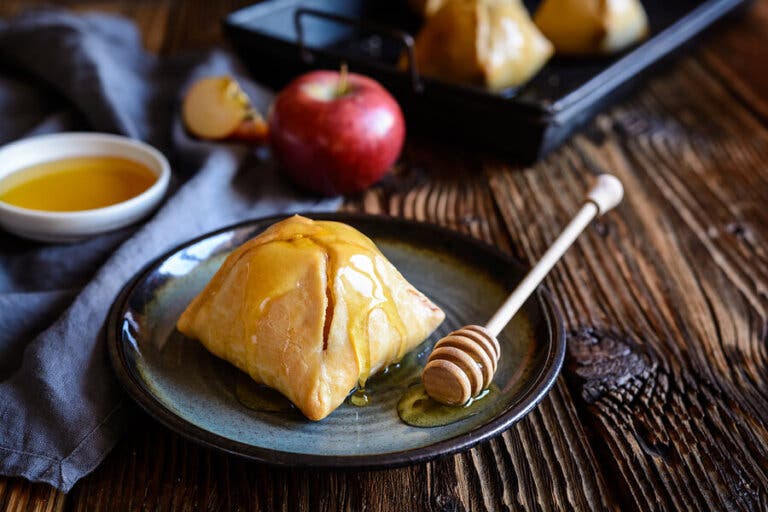 Dumplings de manzana