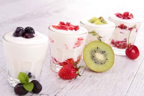 frutas yogur