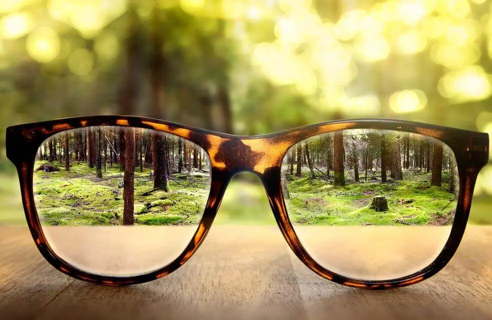 Gafas problemas de visión