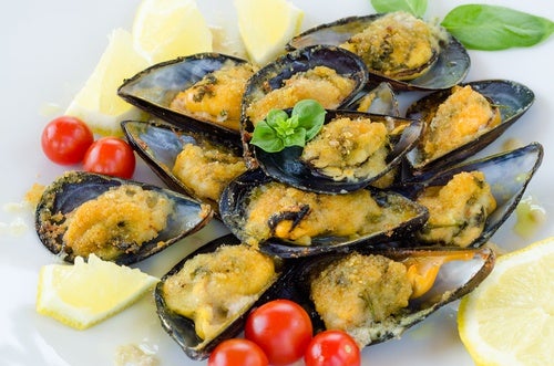 Mejillones rellenos