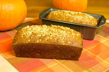 Pan de calabaza y queso crema