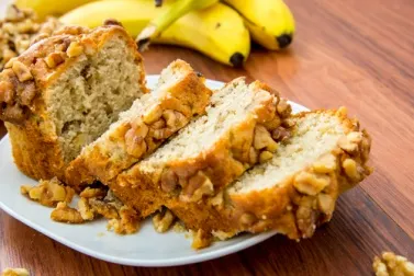 Pan de plátano jamaicano