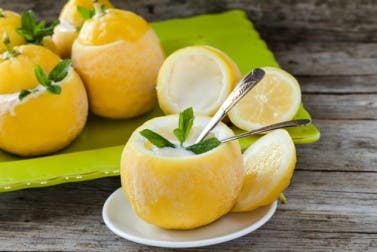 Sorbete de menta
