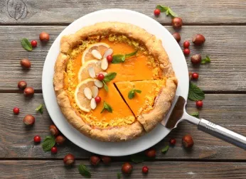 Tarta de calabaza y queso crema