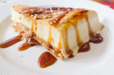Tarta de queso y caramelo