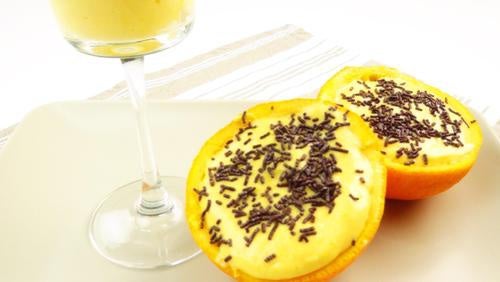 Receta de espuma de naranja