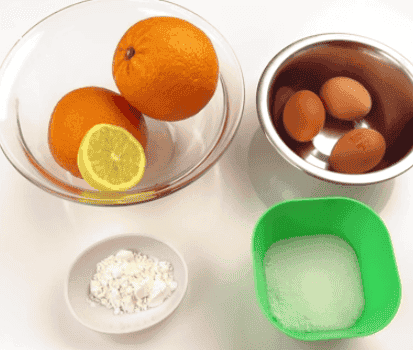 Espuma de naranja - Ingredientes