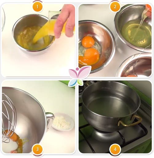 Espuma de naranja - Paso 1 al 4