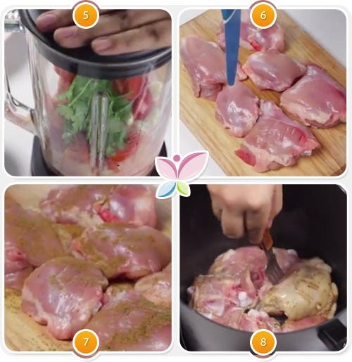 Pollo borracho - Paso 4 al 8