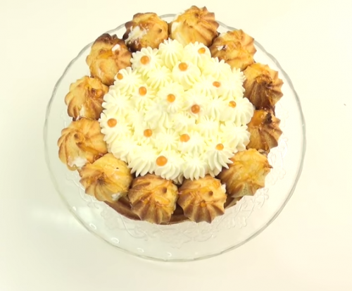 Receta de Tarta Saint Honoré