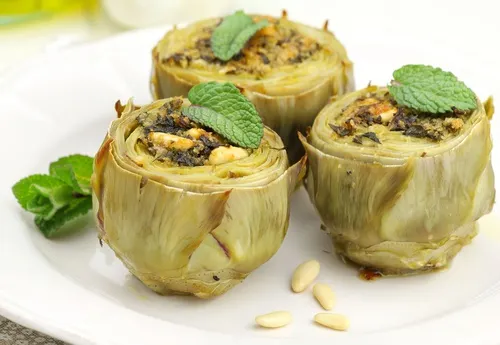 alcachofas al horno
