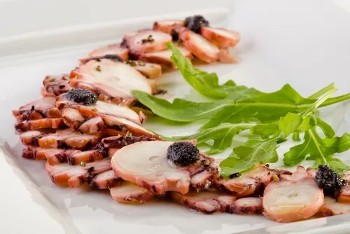 carpaccio de pulpo