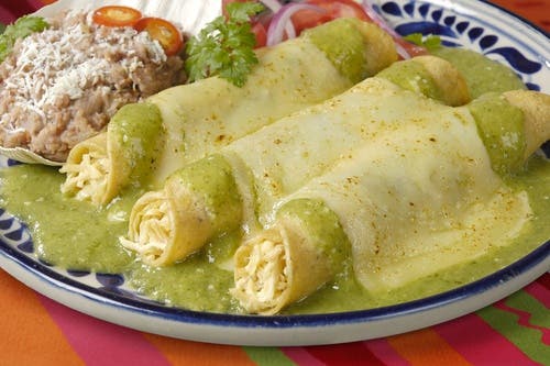 enchiladas verdes