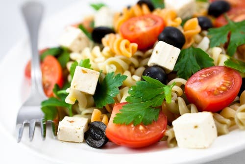 ensalada de pasta hawaiana