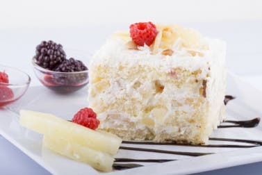 Fudge de chocolate blanco y coco