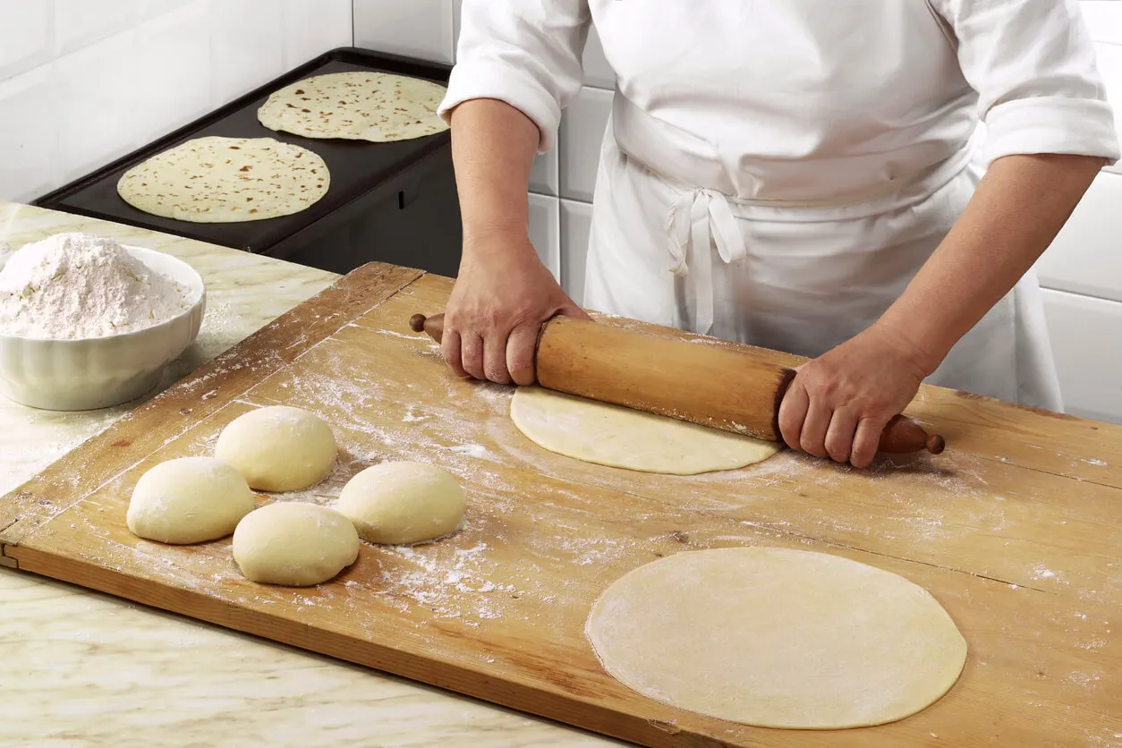 Proceso de elaboración de las piadas