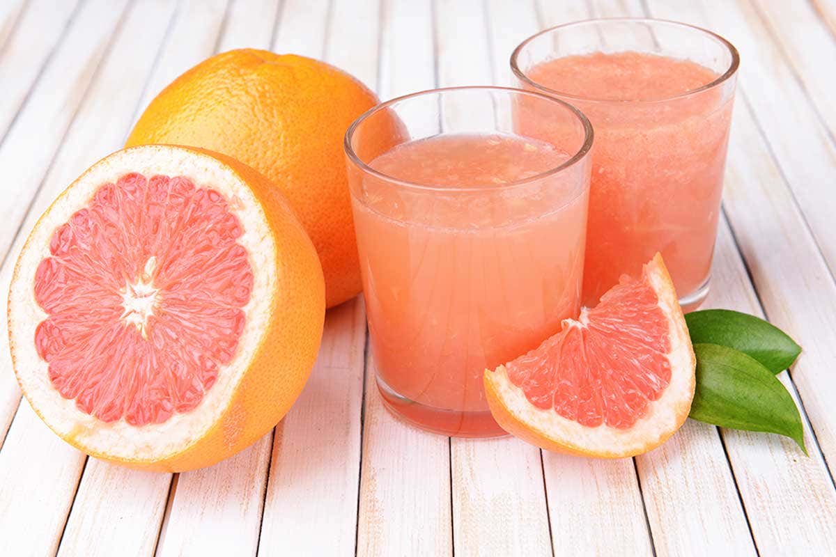 Grapefruit auf nüchternen Magen - Saft